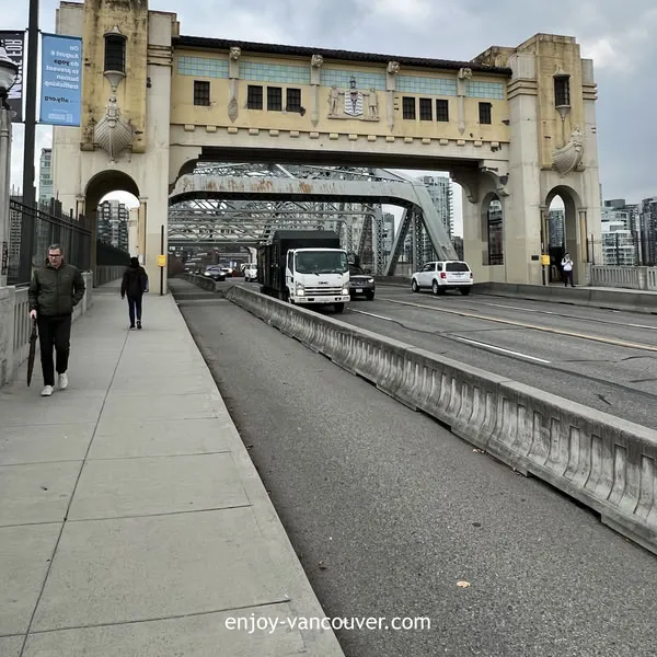 Burrard Bridge Vancouver over False Creek
