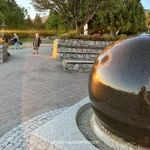 Entrance to Dundrave Park in West Vancouver